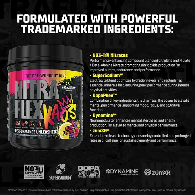 GAT SPORT Nitraflex KAOS White Cherry Lime
