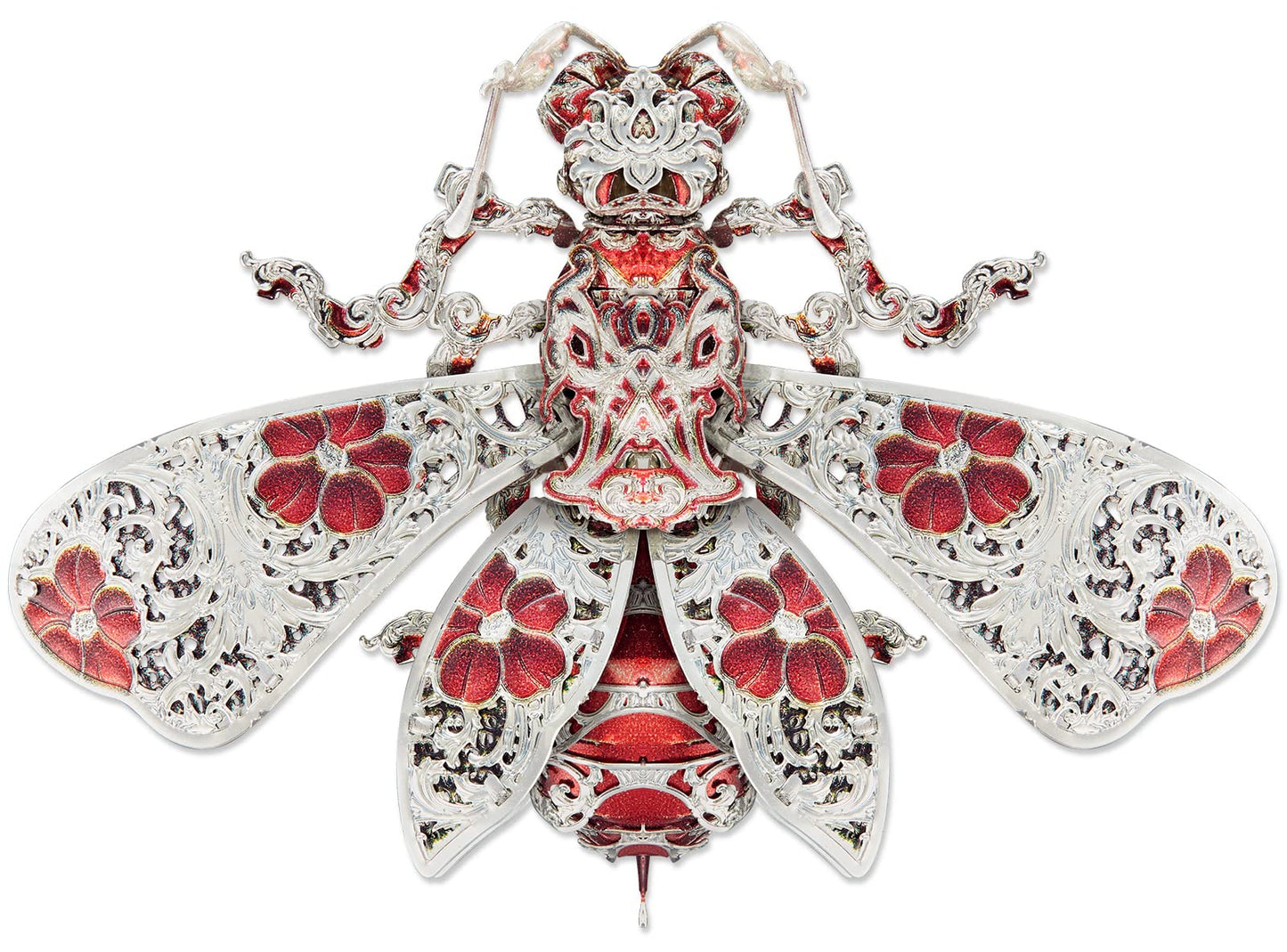 Piececool 3D Puzzles for Adults, Honey Bee 3D Metal Model Kits, Animal Model Building Kit for Stress Relief Insect Themed Fashion Brooch Assembling DIY Crafts