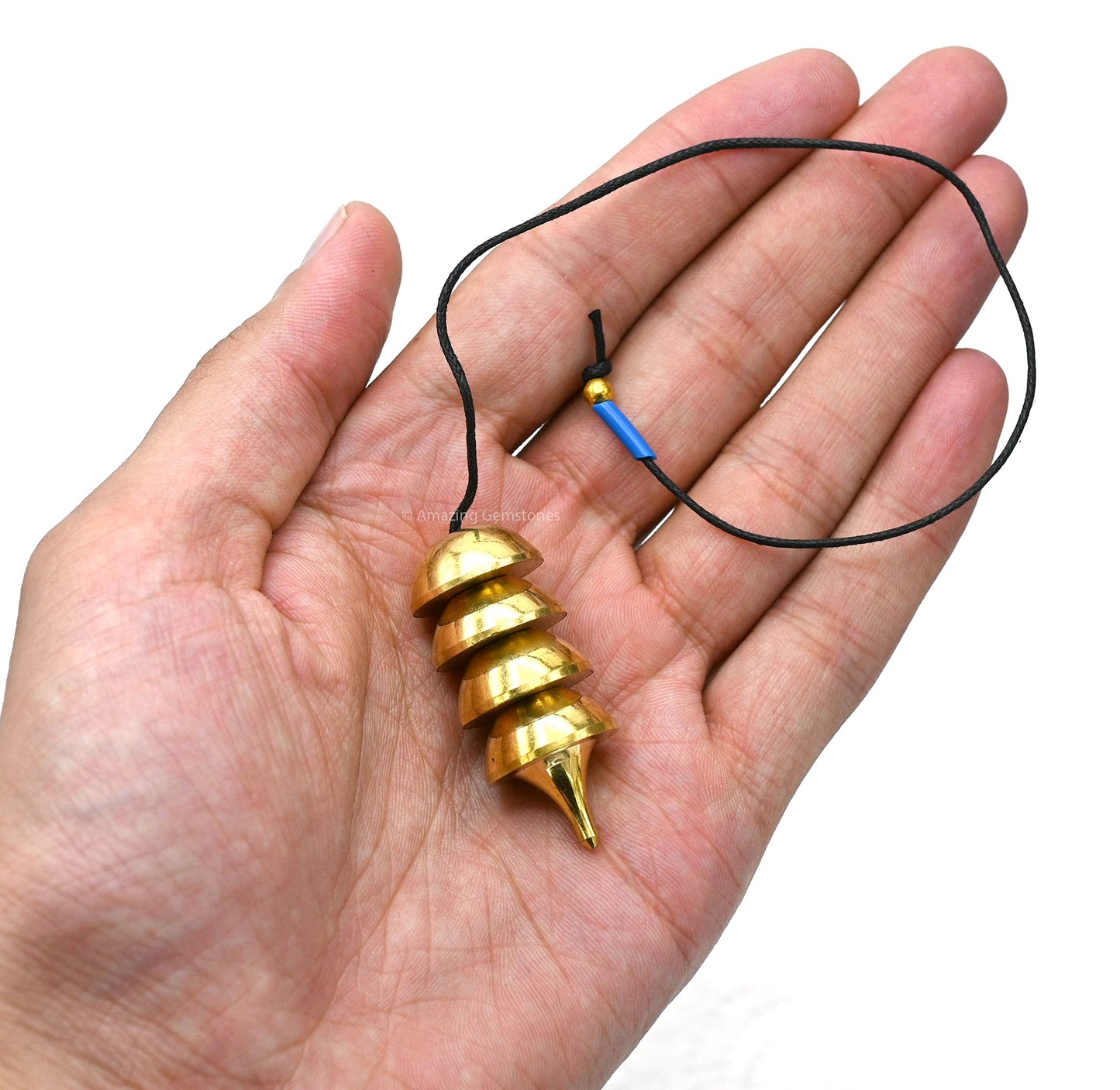 Amazing Gemstone Healing Metal Pendulums for Divination, Gold Osiris Steel Copper Pendulum High Energy Pendulo de Bronce Pendulos de Mesa MP23