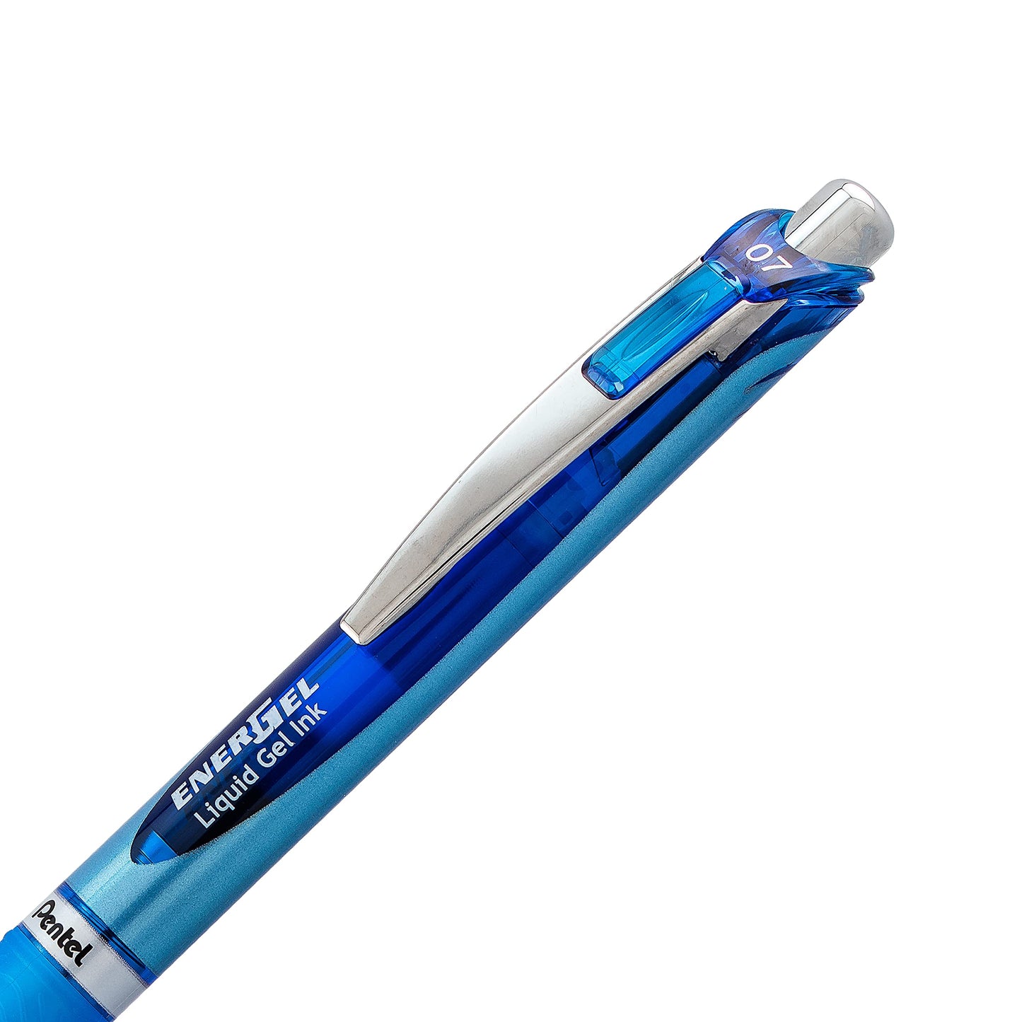 Pentel EnerGel RTX Retractable Premium Liquid Gel Pen, (0.7mm) Needle Tip, Ultra Smooth, Medium Line, Blue Ink 10 Pack, BLN77BP10C