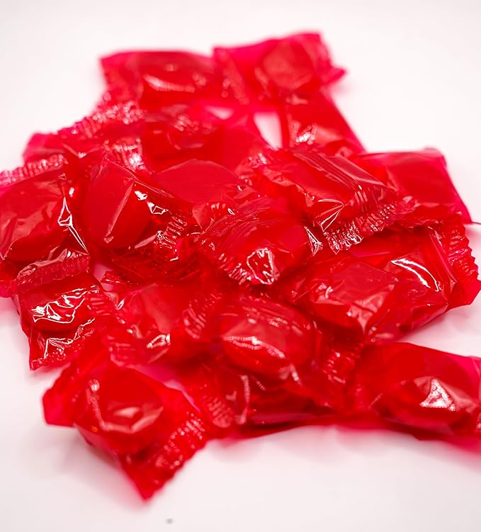 Cinnamon Discs - 100 Count of Sweet Spicy Individually Wrapped Fresh Red Cinnamon Candy