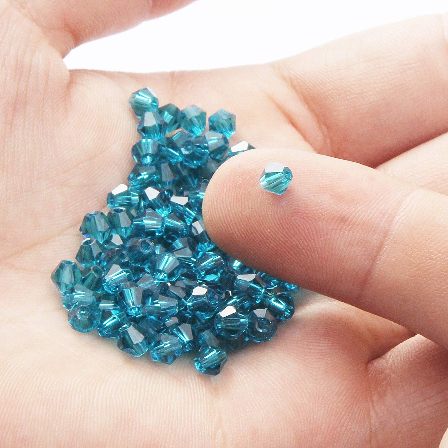 Bicone Crystal Beads Bulk Beaded Wholesale 4MM Beads Mix Lot of 1400pcs Faceted Crystal Glass Beads for Jewelry Making