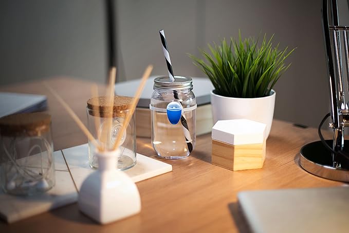 ULLA Smart Hydration Reminder to Drink More Water Bottles - Fit Most Bottles - Light Up Technology Tracks When You Hydrate
