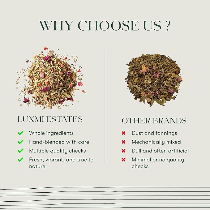 Luxmi Estates - Valerian Dream - Organic Valerian Root Tea for Sleep - Loose Leaf - 50g (25 Cups) | with Valerian Root, Chamomile & Lavender | Perfect Wellness Sleep Tea