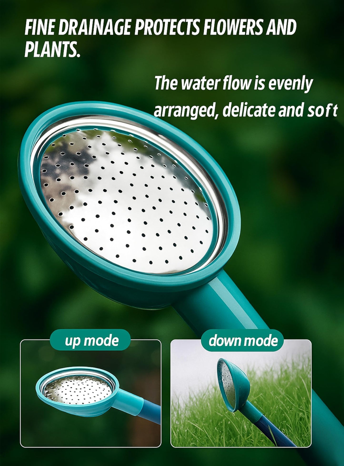 2 Gallon Watering Can for Indoor & Outdoor Plants, Large Capacity Long Spout with Ergonomic Non-Slip Handle, Durable Leak-Proof Plastic, Comfortable Grip, Ideal for Flowers, Vegetables