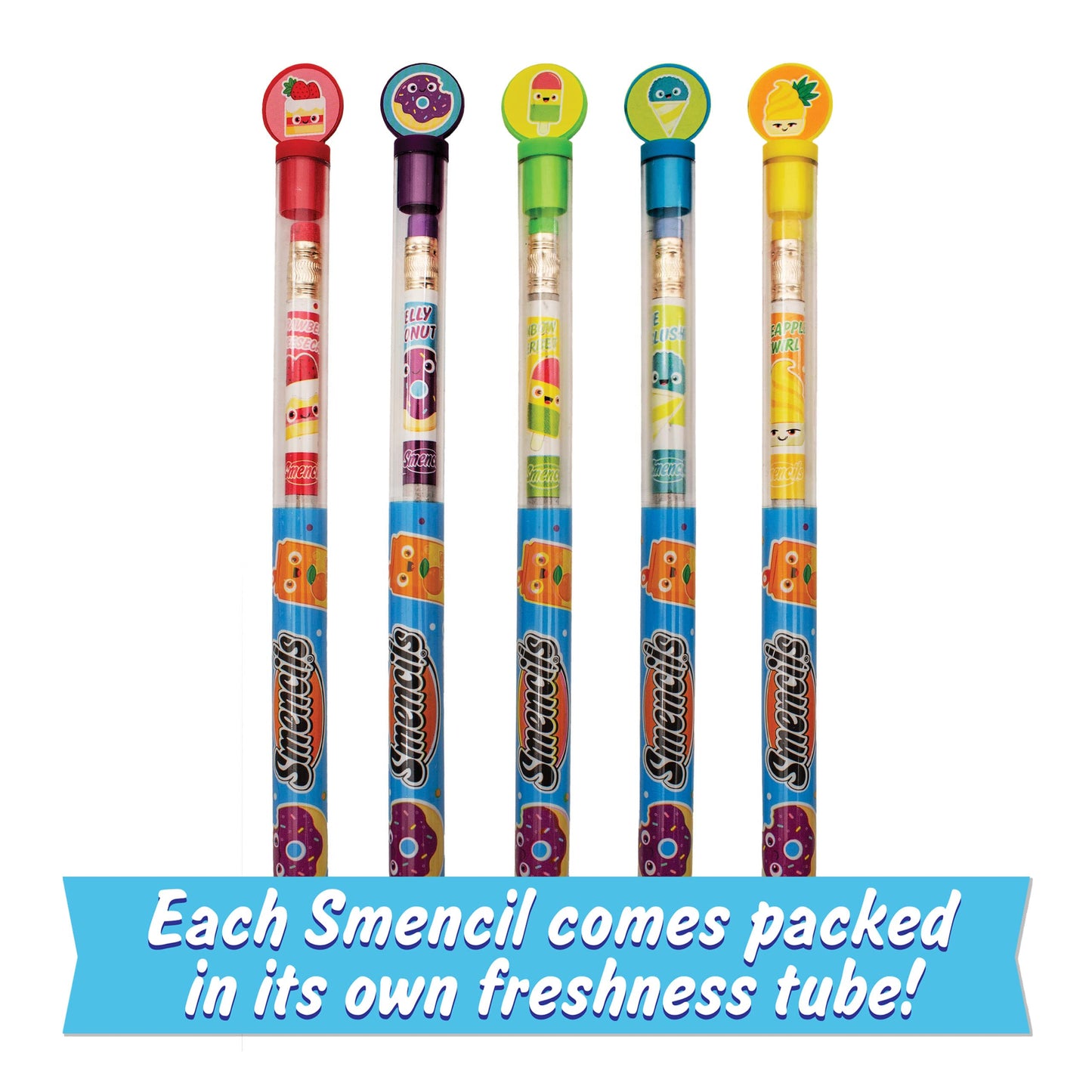 Graphite Smencils (2 Pack) - HB #2 Scented Pencils, 5 Count, Gifts for Kids, School Supplies, Classroom Rewards