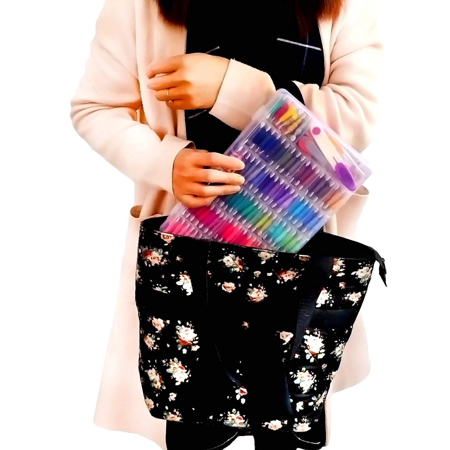 YITOHOP 200pcs+ Embroidery Floss kit, Friendship Bracelet String Kit with Organizer Box-Included 100pcs Friendship Bracelet Floss Thread,Cross Stitch Kits Xmas Gifts