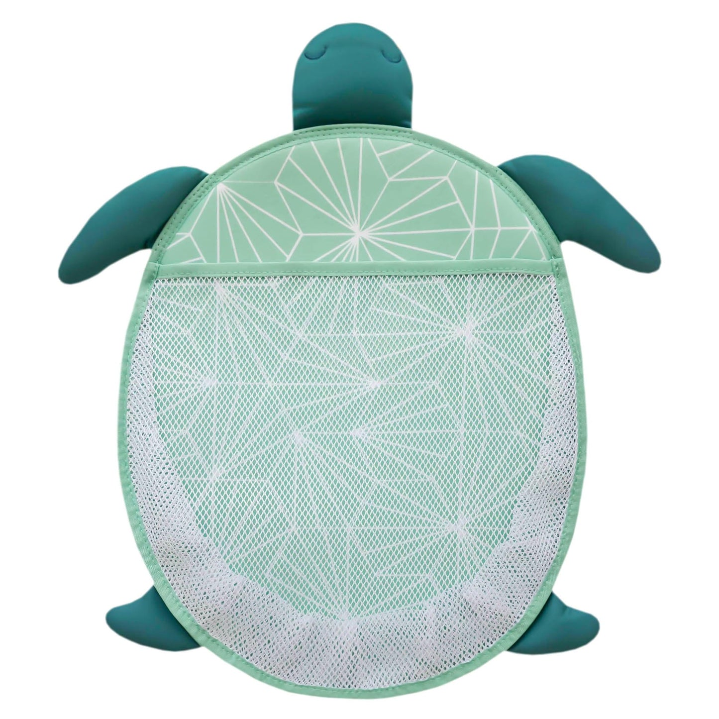 Copper Pearl Oceana Extra-Large Mesh Bath Toy Holder with Suction Cups: Quick-Dry Bath Toy Storage Net for Bathtub