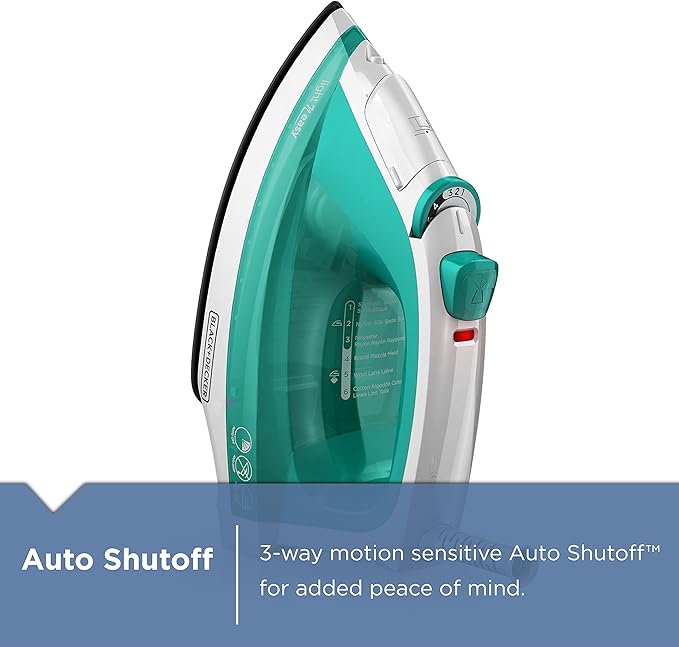 BLACK+DECKER Light 'N Easy Compact Steam Iron, IR1010