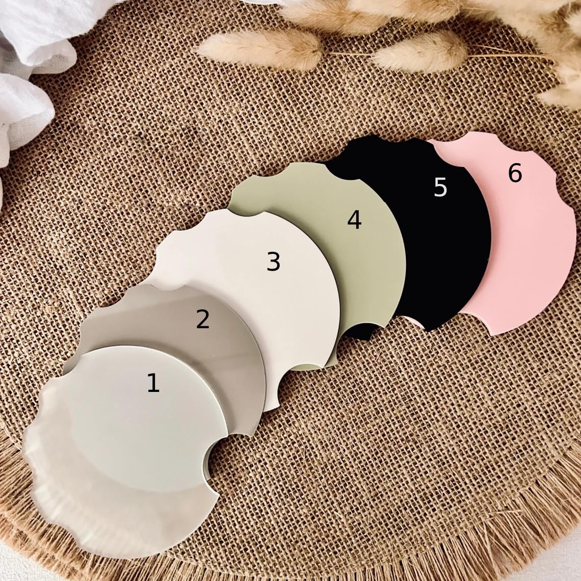 Acrylic Nail Photo Disc for Salons and Artists - 4'' Personalized Advertising Tool, Nail Tech Gift (6)