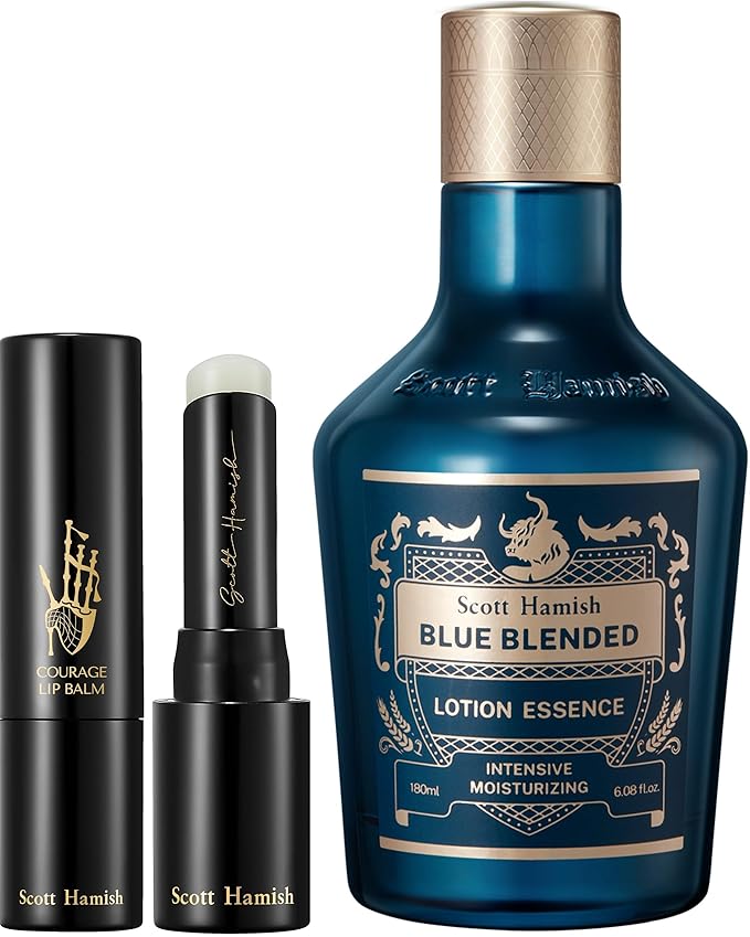 Blue Blended Lotion Essence + Courage Lip Balm Bundle