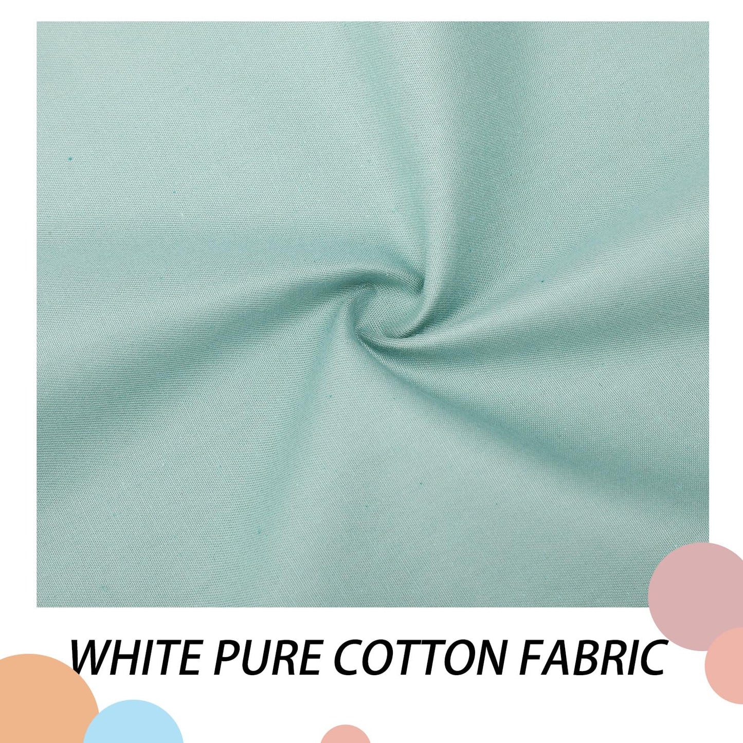 Buryeah 100 Pieces 10 x 10 Inch Sage Green Cotton Quilting Fabric Squares Dusty Green Precut Fabric Bundles Solid Sage Colors Layer Quilt Material for Spring Wedding Sewing Embroidery Cloth DIY Craft