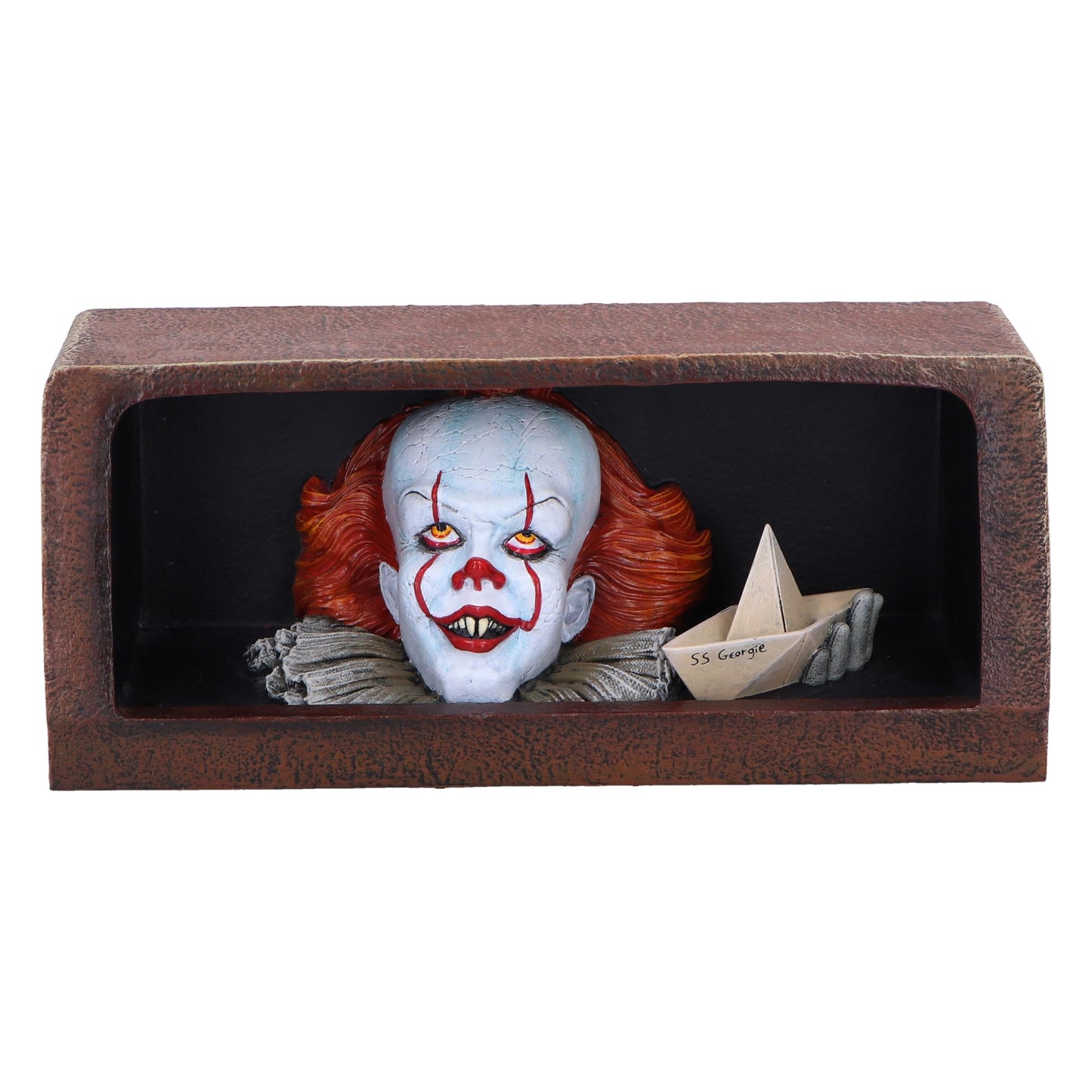Nemesis Now IT Pennywise Drain Light Up Figurine 20cm, Resin, Official IT The Clown Merchandise, Pennywise Clown Light, IT Movie Room Decor, Cast in The Finest Resin, Expertly Hand-Painted