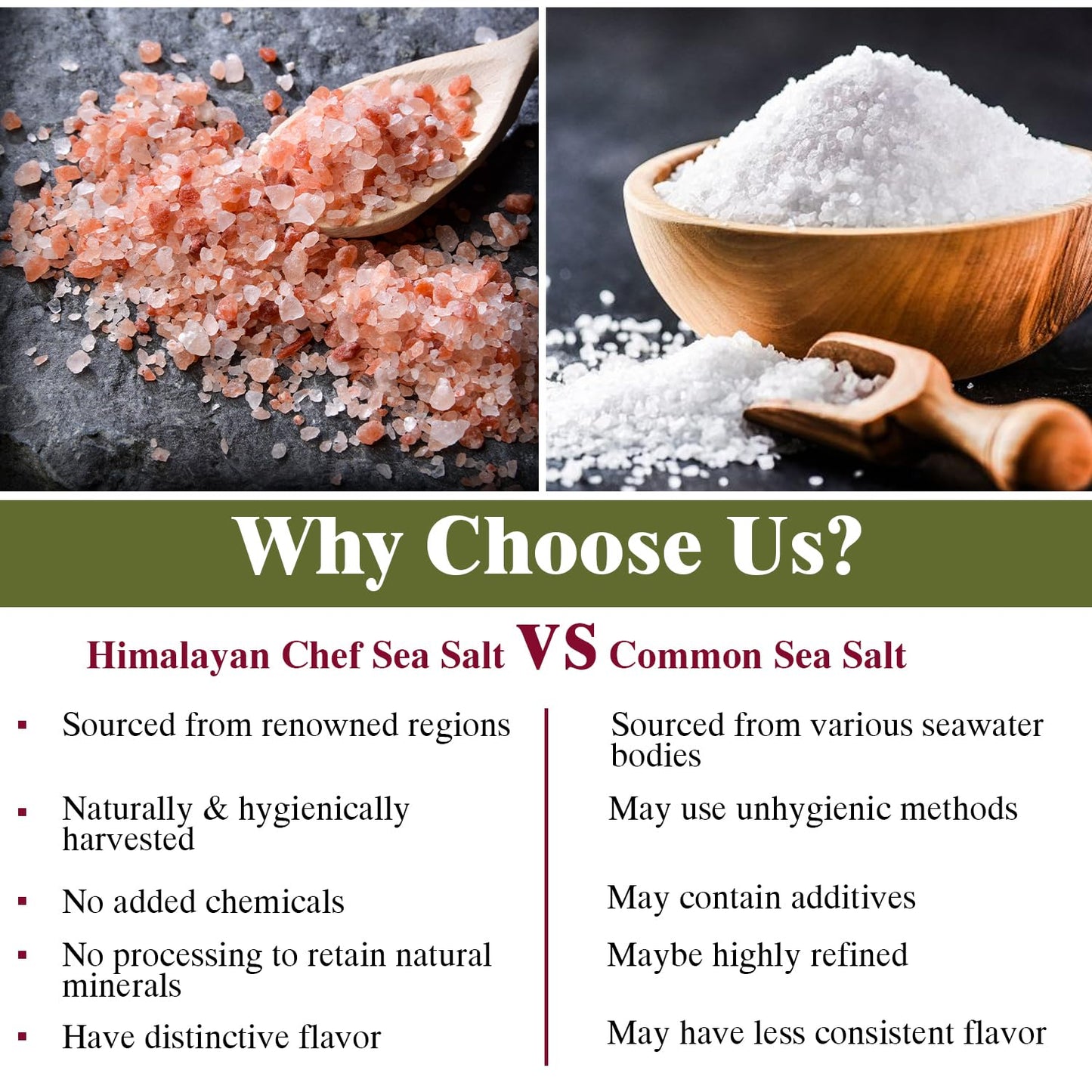 Himalayan Chef Pink Himalayan Salt Fine Grain, 5 lbs Plastic Jar - Pure, Natural, Kosher, Non-GMO, Mineral-Rich, for Cooking, Seasoning, Baking, Table Use