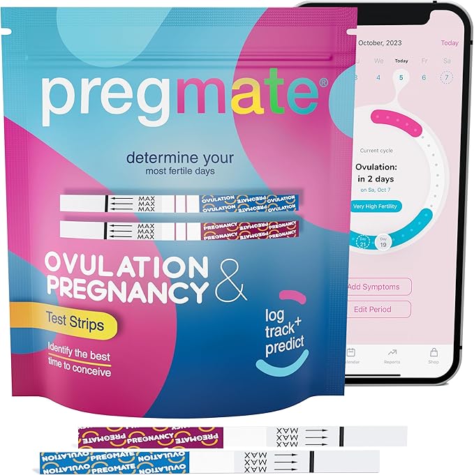 Pregmate 60 Ovulation and 30 Pregnancy Test Strips
