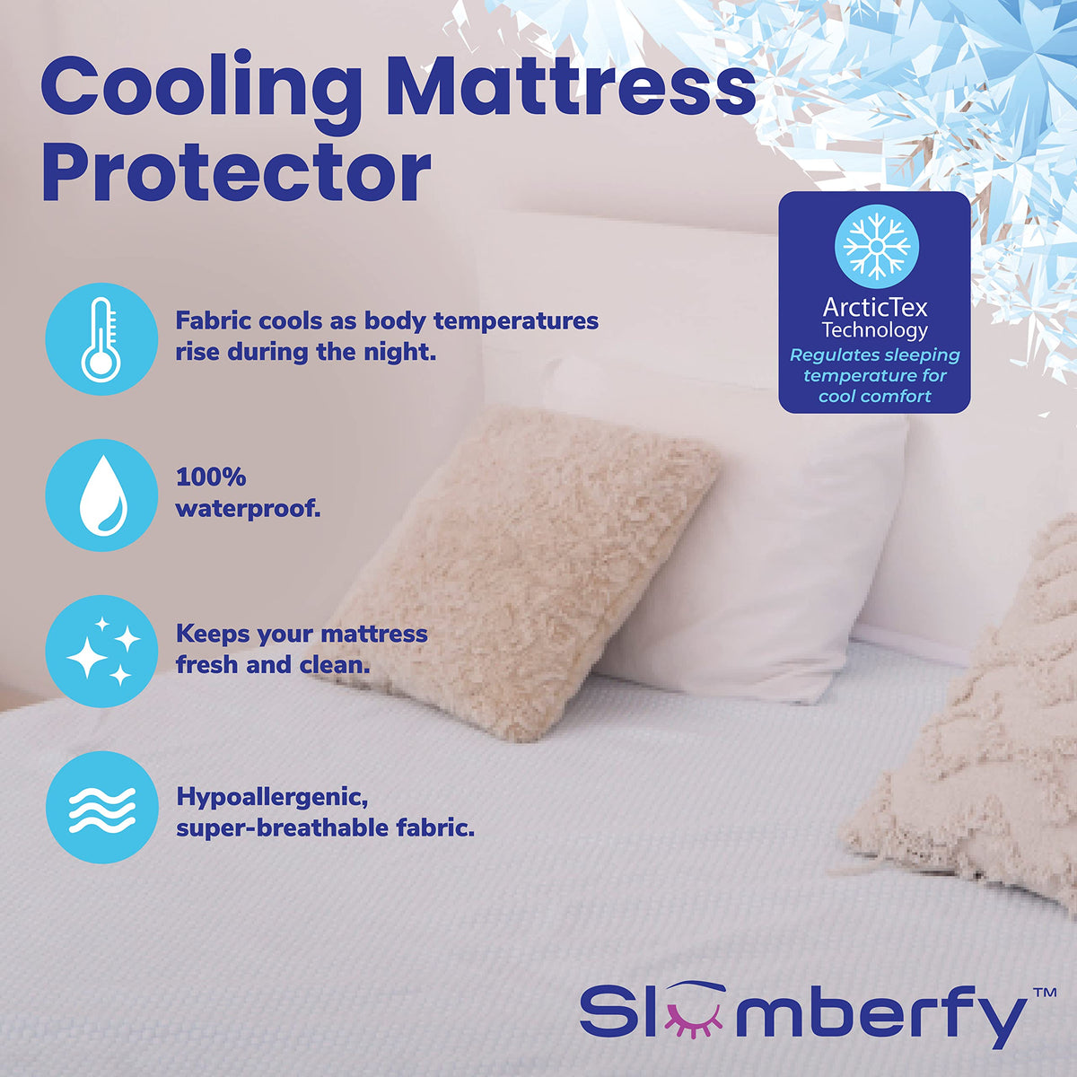 King Size Waterproof Cooling Mattress Protector