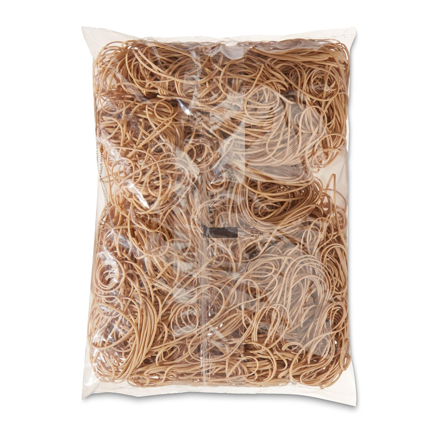 Amazon Basics Rubber Bands, Office Supplies, Size 19 (3-1/2 x 1/16 Inch), Stretchy, 1250 Bands/1 lb. Pack, 3-Pack, Tan