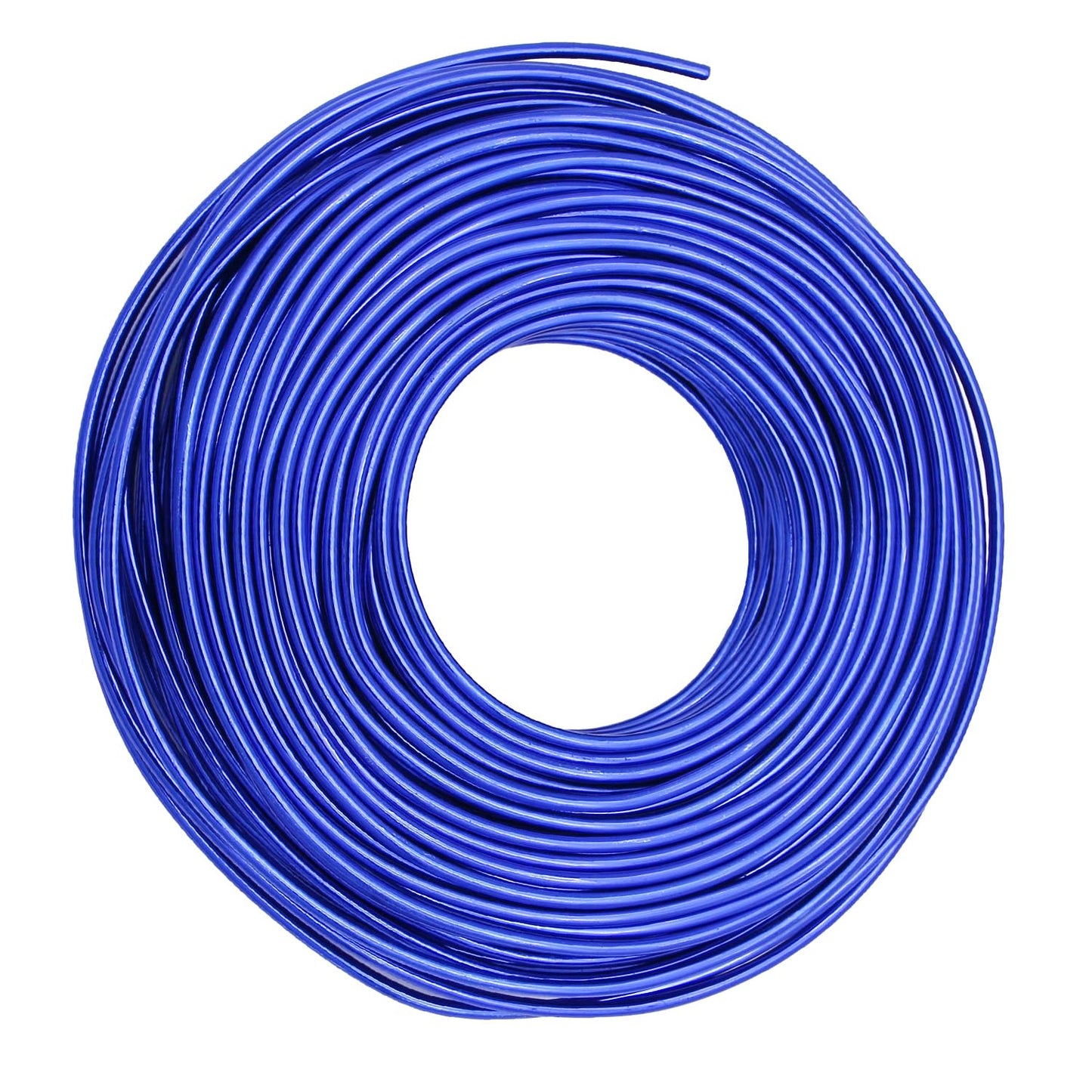 12 Gauge Aluminum Craft Wire, 100 Feet 2mm Bendable Metal Wire for Jewelry Making, Sculpting and Floral Design, Soft Armature Wire for DIY Crafts (Royal Blue)