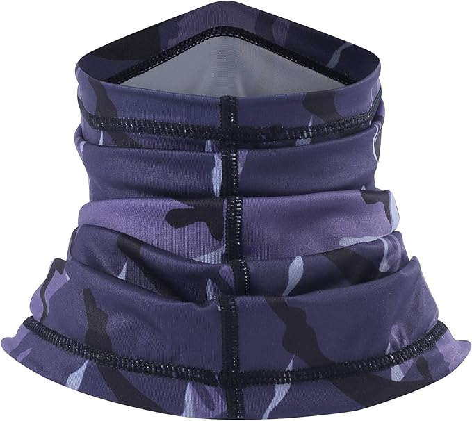 UV Protection Cooling Neck Gaiter Face Mask Scarf for Men - Windproof Neck Cover Bandana Neck Warmer Mask