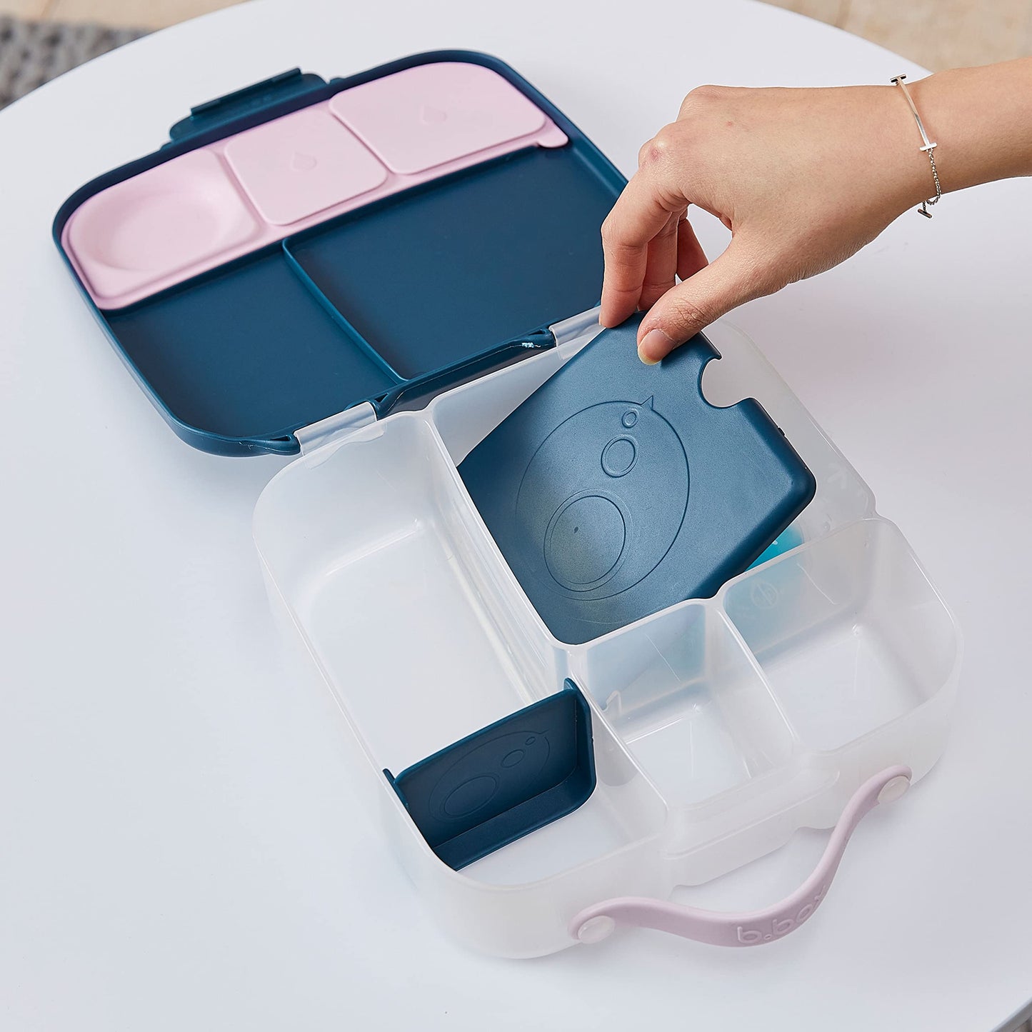b.box Gel Cooler Twin Pack | Fits in b.box Lunchbox | Reusable Gel Ice Pack for Bento Lunch Containers and Lunchbags | Great for Soothing Boo Boos