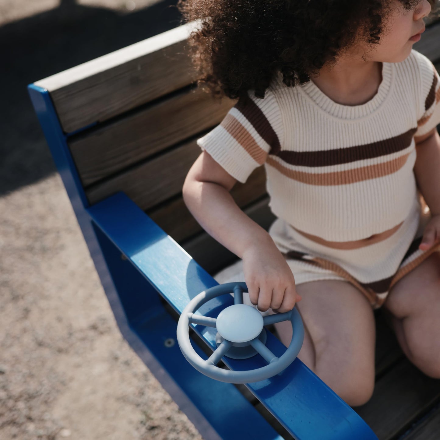 mushie Wheel Suction Spinner Toy | Toddler Sensory Toys for Bath & Play