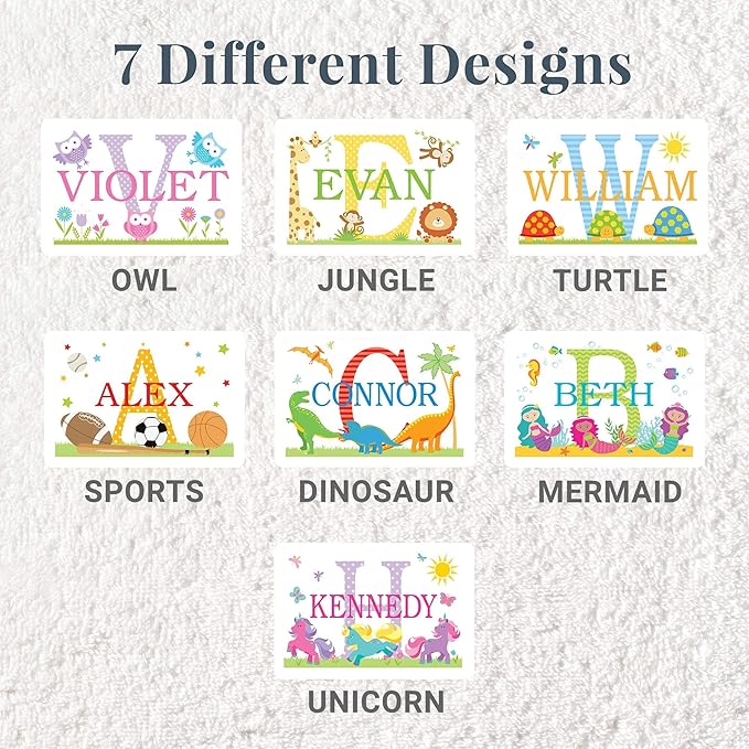 Let’s Make Memories Personalized My Own Name Step Stool - Children’s Step Stool - Sturdy Wood – Non-Toxic Paint, Sealer - Dinosaur Design - Espresso - 14’Wx9.25”Lx8.75”H - Ages 3+