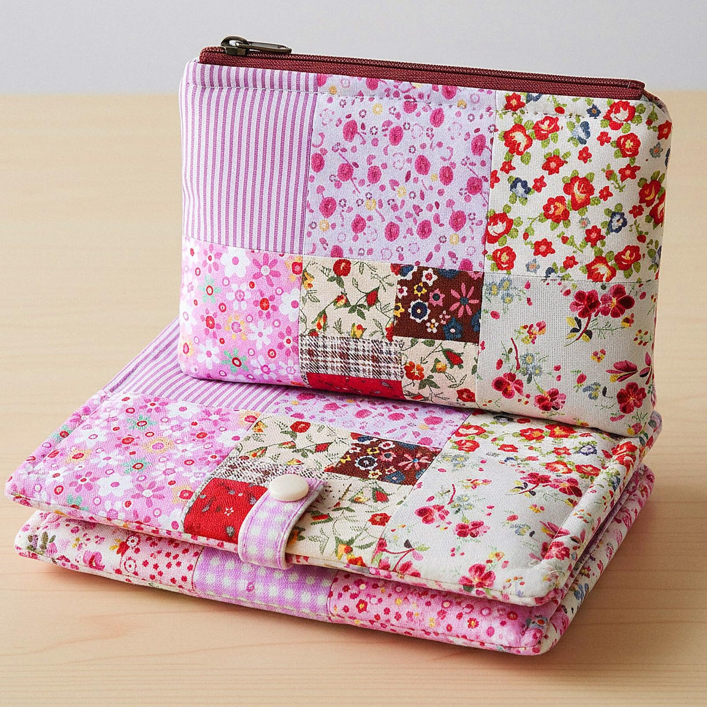 Kifmurase 100 Pieces 10 x 10 Inches Cotton Fabric Squares, Precut Quilting Fabric Bundles Layer Fat Floral Patchwork Fabrics for DIY Crafts Sewing Beginners Cloths Handmade