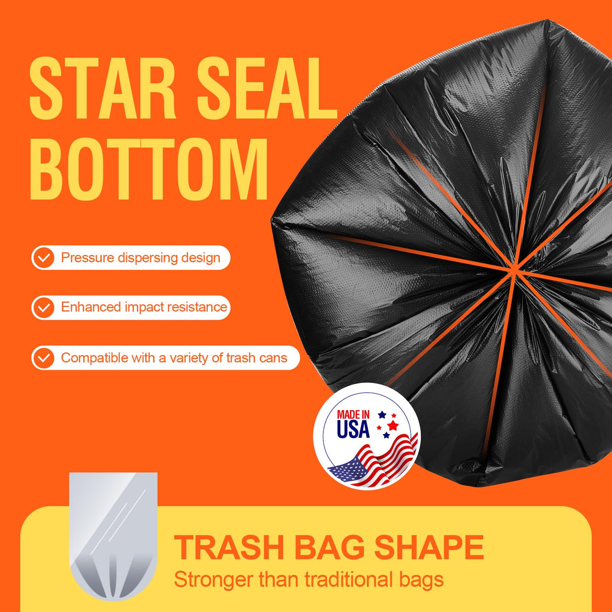 30 33 Gallon Trash Bags (5000 Count)