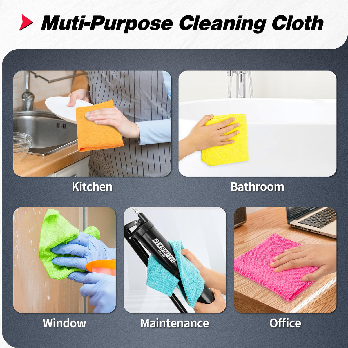 Microfiber Cleaning Cloth (1200 Count)