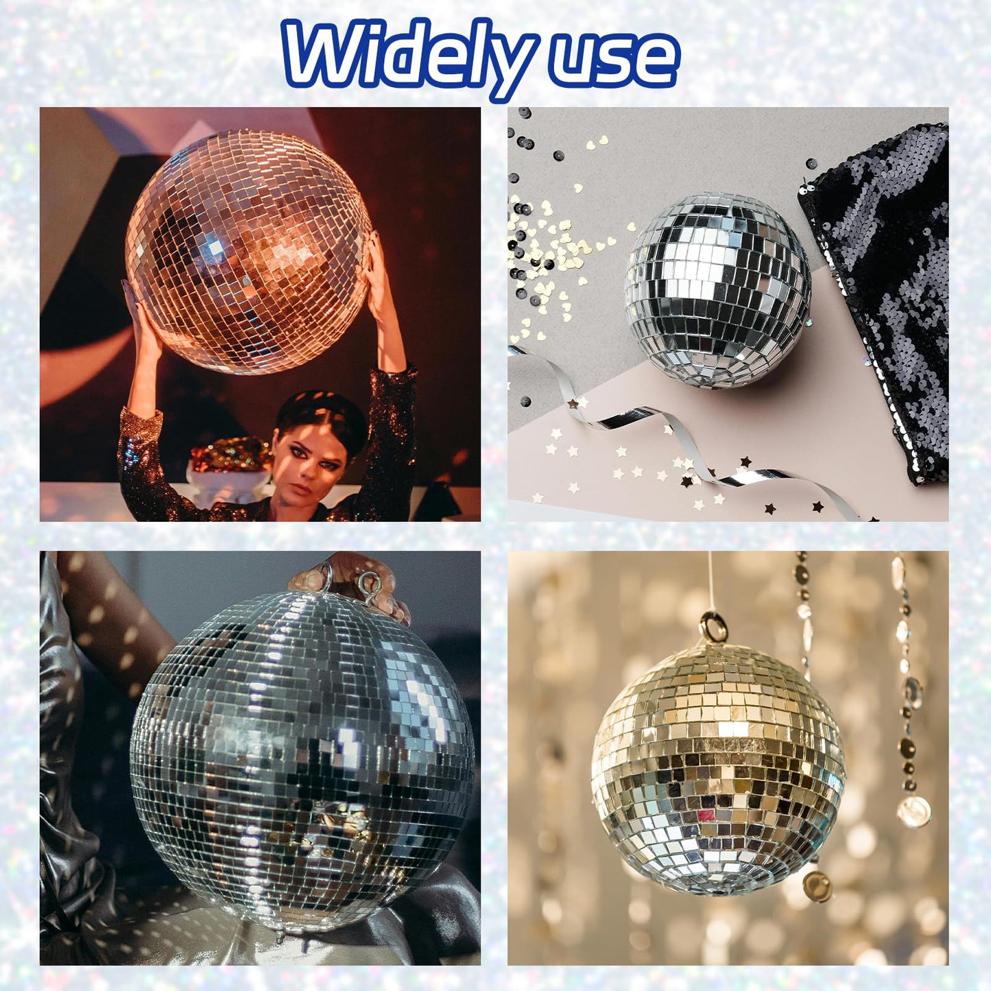 Green Self Adhesive Glass Mirror Mosaic Tiles, 2 Rolls 3200 Pieces Disco Ball Tiles for DIY Craft, Interior, Art Collage, Card Making, Cups 5 x 5 mm