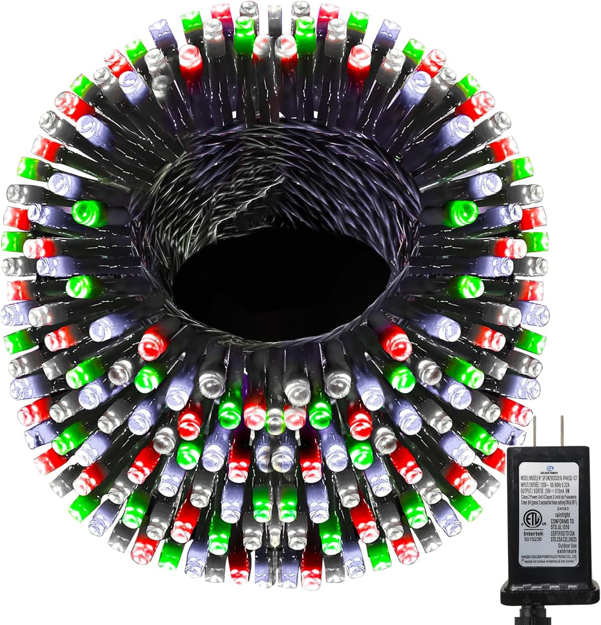393 FT Christmas Light 1000 LED Xmas Lights Outdoor Christams String Lights Waterproof 8 Modes & Timer, Fairy Lights Plug in for Weeding, Patio, Party, Holiday,Christmas Decor