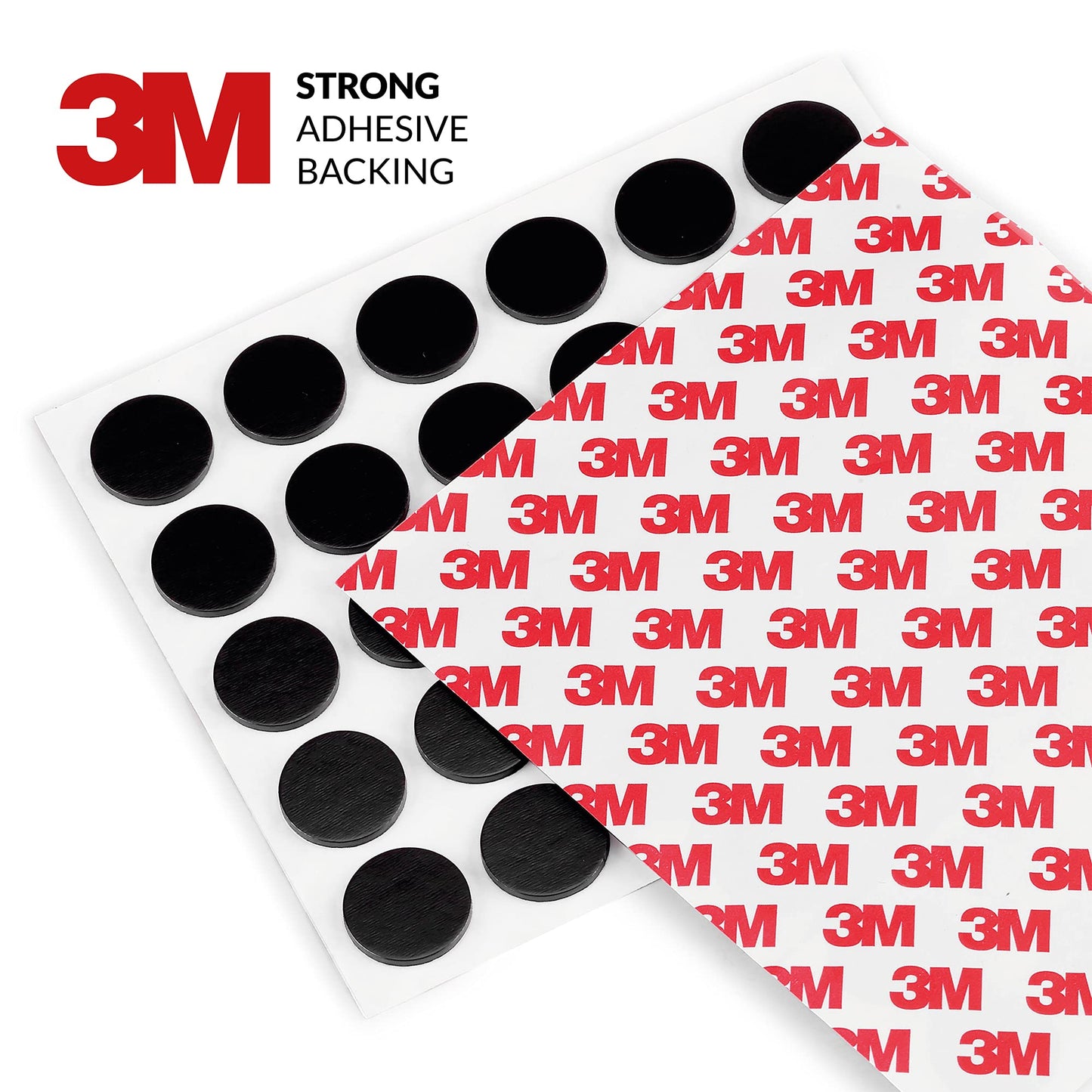 Magnetic Dots 120pcs - Round Magnets with Adhesive Backing, Circle Size Diameter 0.8’” x 0.08” on 4 Tape Sheets, with 3M Strong Adhesive Backing. Perfect for DIY, Art Projects, Industrial & Fridge