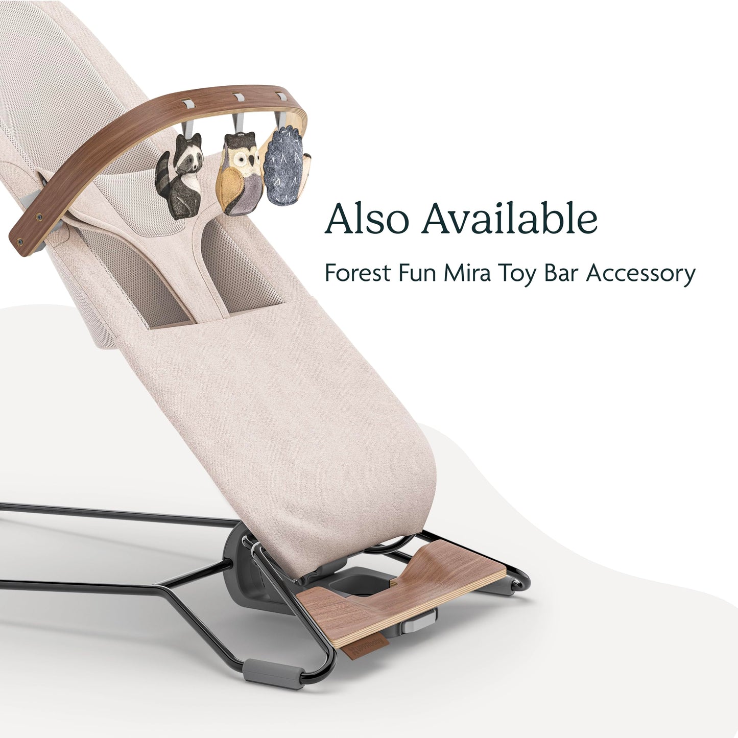 UPPAbaby Mira Wonder Wheel Toy Bar/Easily Attaches to Baby Bouncer/Sensory Entertainment