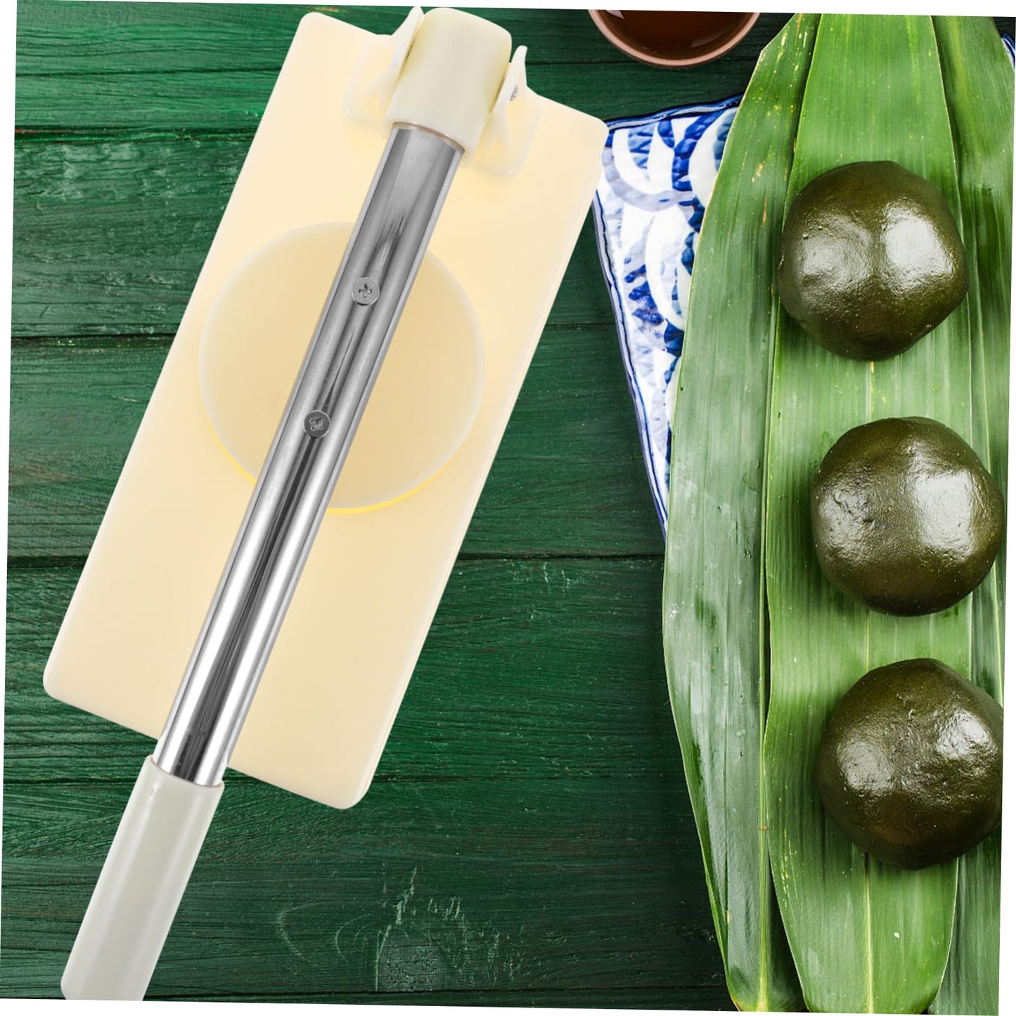 BIUDECO Practical Dumpling Wrapper Press Mold Dumpling Skin Presser Dough Press Kitchen Supplies
