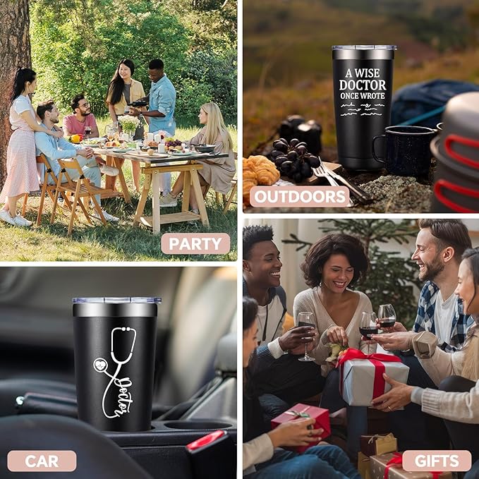Doctor Gifts for Men Women - Doctor Appreciation Gifts - Doctors Day, Graduation Gift for Doctors, Dr - 20oz Tumbler