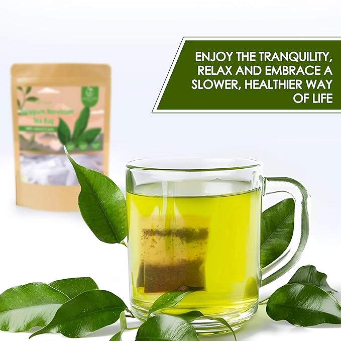 NHAT ANH FARM - Premium Syzygium Nervosum Tea Bags, 40 Syzygium Nervosum Tea Bags, 100% Natural Dried Syzygium Nervosum Leaves, Naturally Sweet Herbal Tea, Sugar-Free, Caffeine-Free, No Additives.