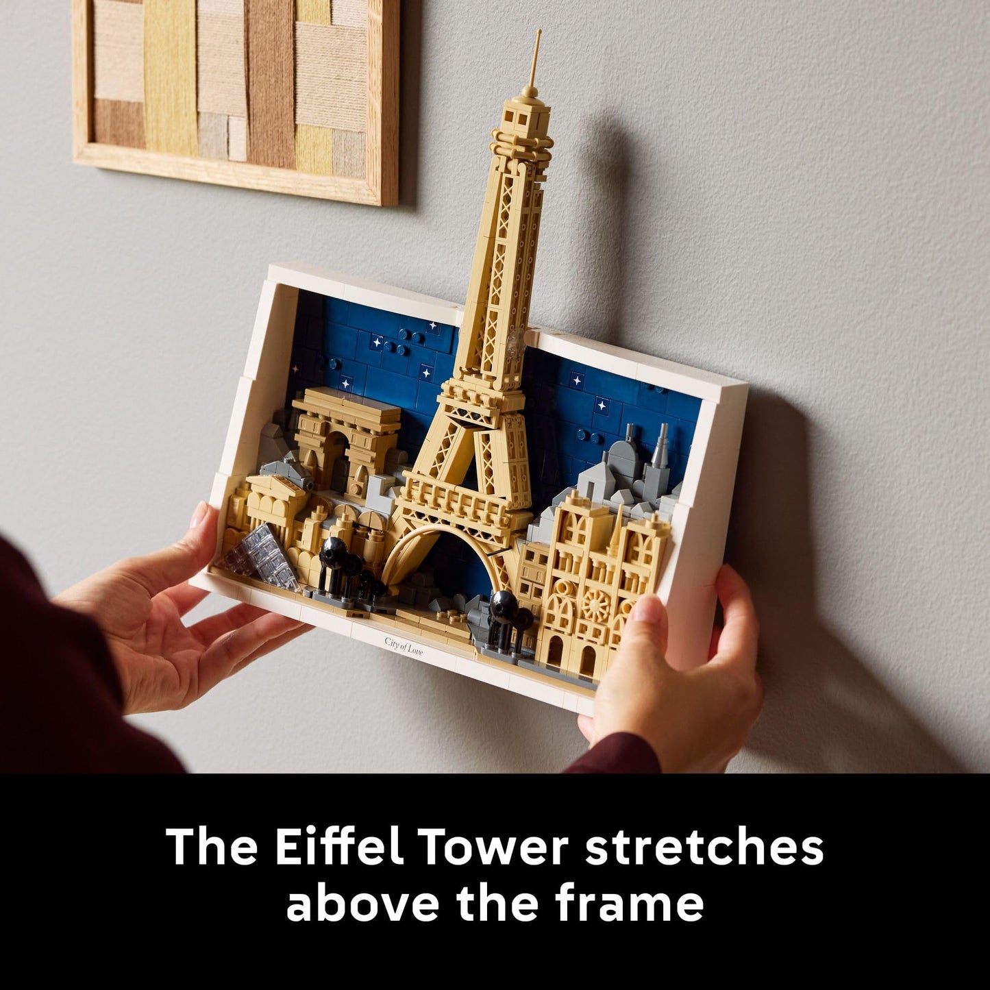 LEGO Architecture Paris – City of Love Building Set for Adults - Gift for Birthdays - Office or Bedroom Decor for Women & Men, Ages 18+ - W/Frame for Display - 21064