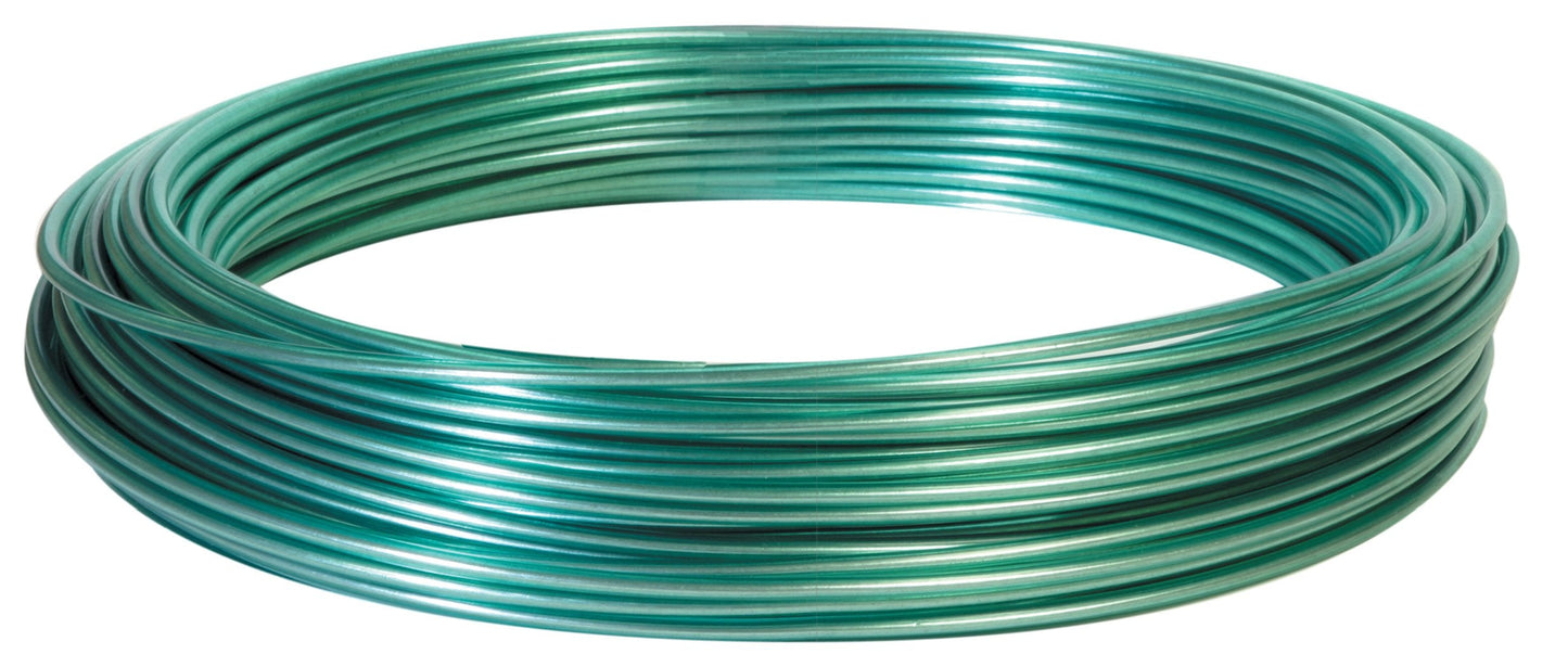 Hillman Green Vinyl Jacketed Multi-Purpose Cable Wire, 100', Safe Work Load for 100 Pounds | 41585