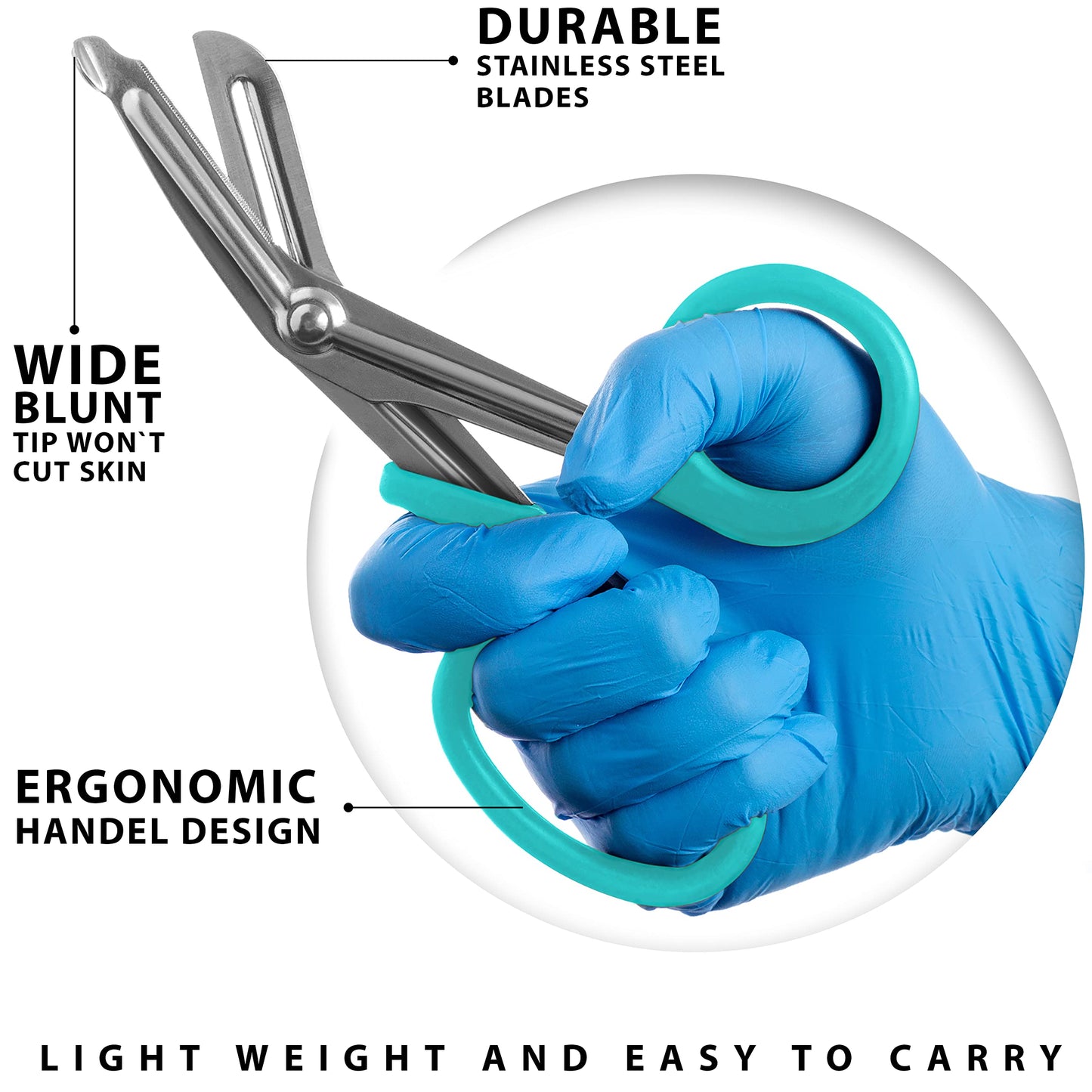 ASA TECHMED Nurse Utility Belt – Complete Medical Belt Utility Kit, Pro Pack Pocket Organizer Pouch Hip Bag for EMT, CNA, NP, PA, Student, Teal