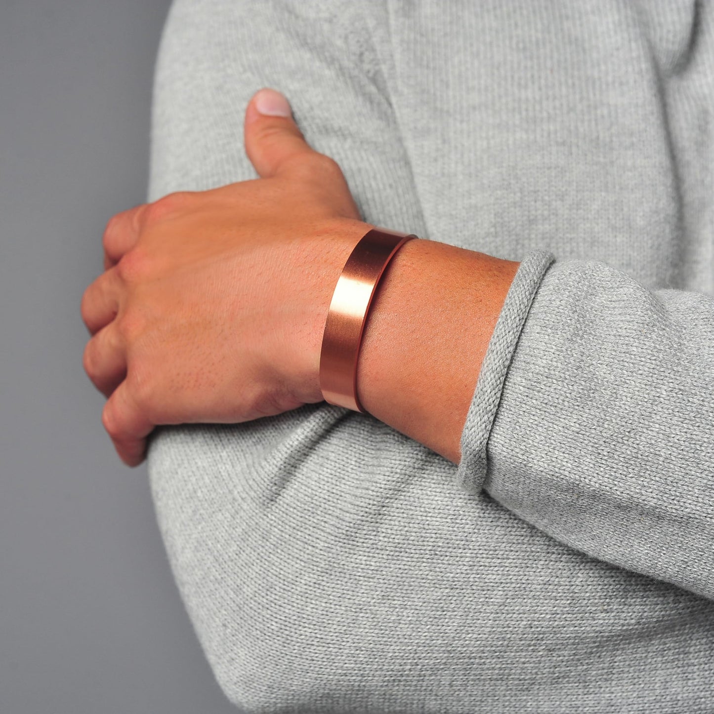 Earth Therapy - Pure Copper Ultra Strength Magnetic GOLF Bracelet Bangle Cuff - Sport - Adjustable Sizing - for Men & Women