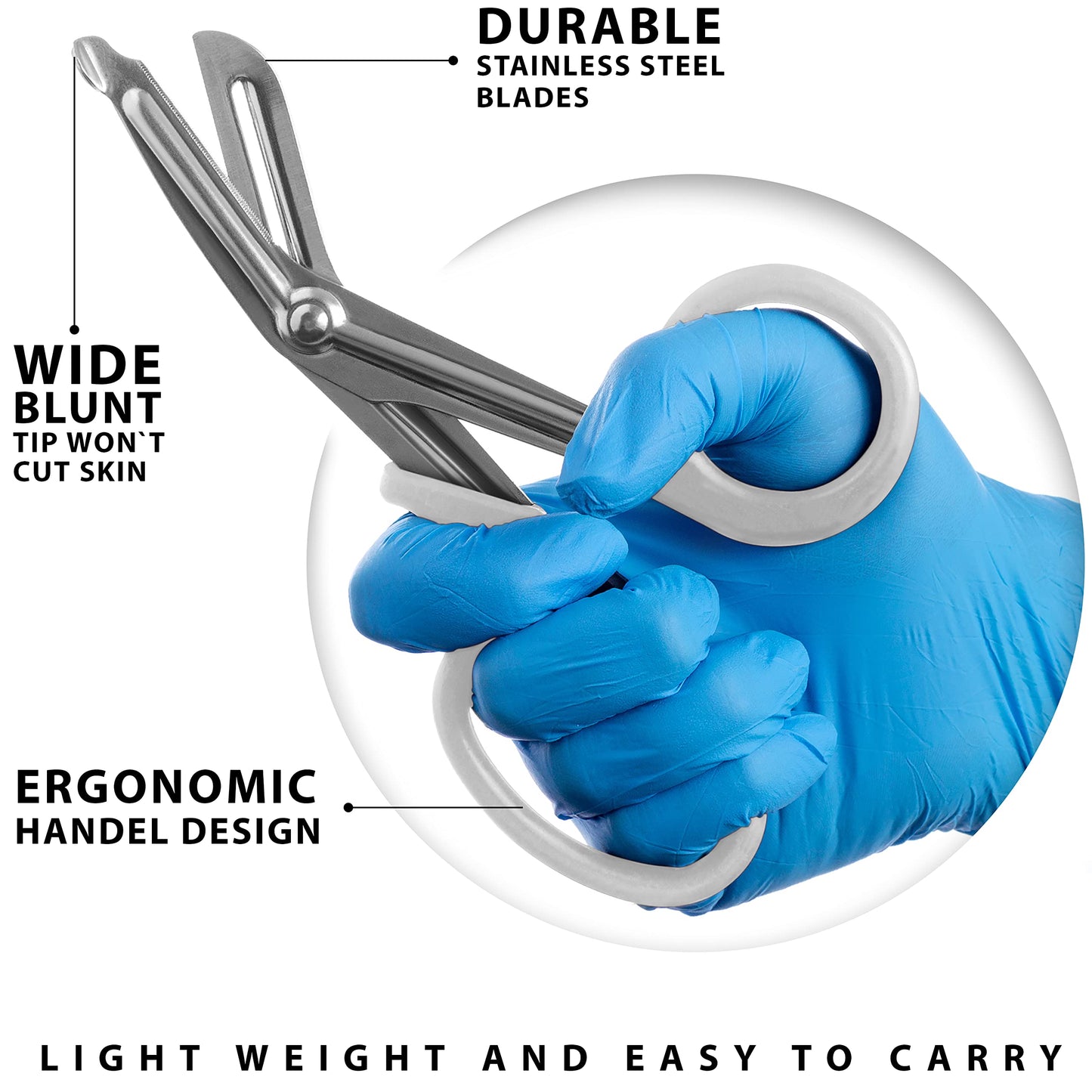 ASA TECHMED Nurse Utility Belt – Complete Medical Belt Utility Kit, Pro Pack Pocket Organizer Pouch Hip Bag for EMT, CNA, NP, PA, Student, White