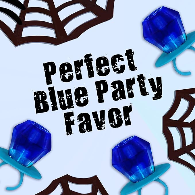 Ring Pop Individually Wrapped Candy 70 Count Bulk Lollipop Pack – Christmas Candy Bulk Individually Wrapped, Blue Raspberry Flavored Lollipop Suckers, Gender Reveal, Baby Showers & Stocking Stuffers