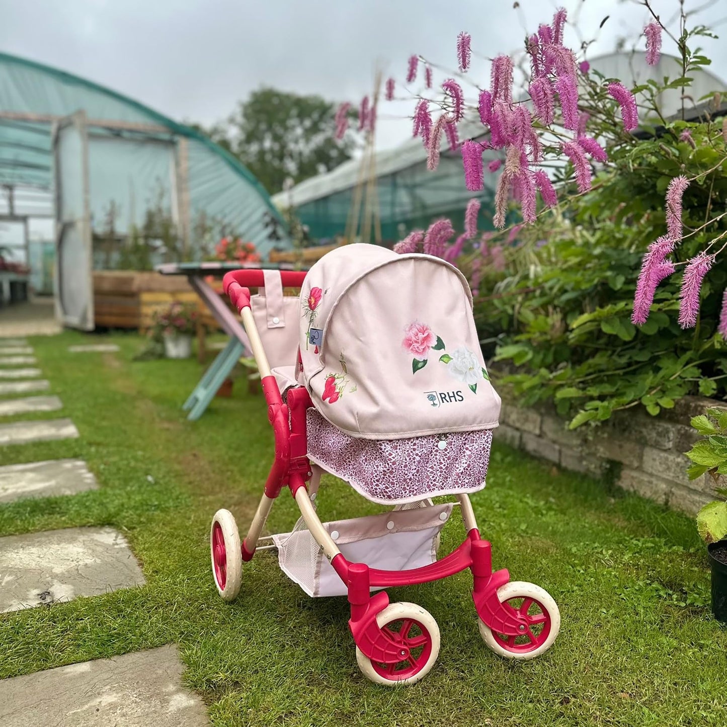 Roma RHS Single Dolls Pram - Flora