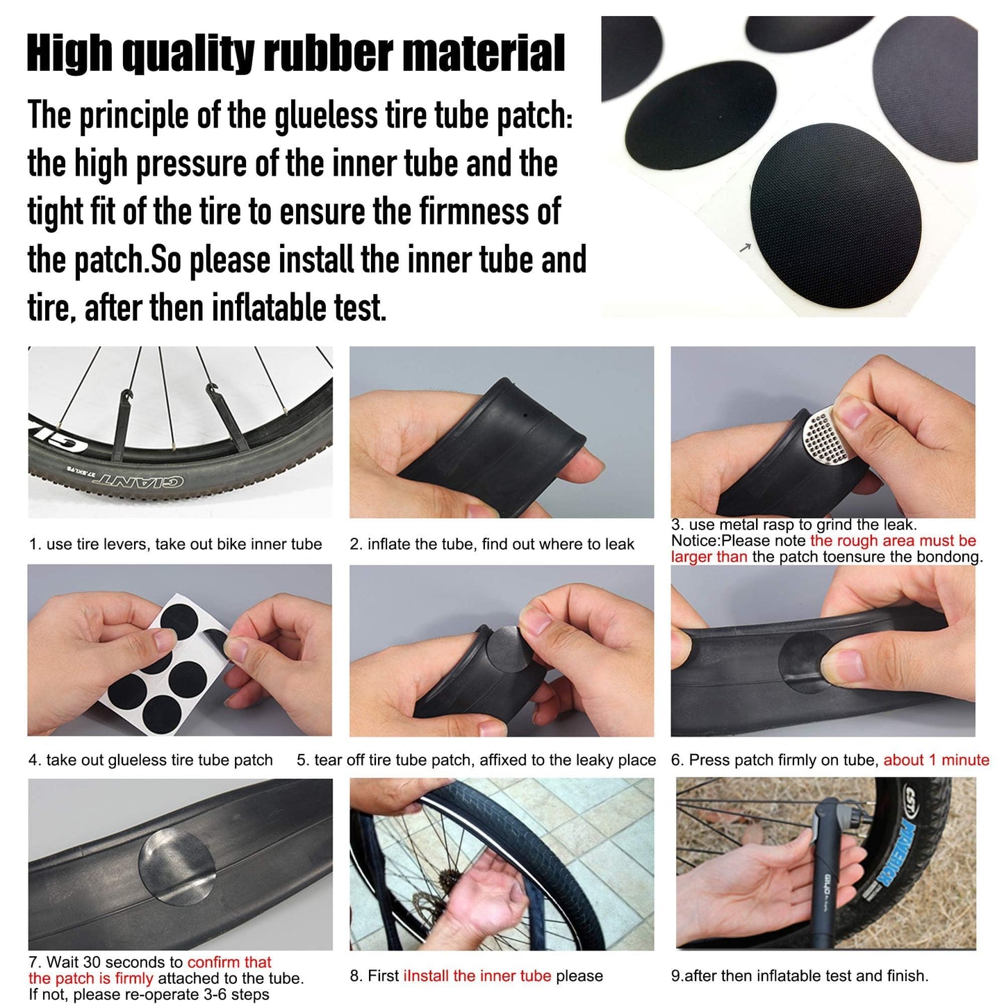 DAWAY B32 Bike Repair Tool Kit - 16-in-1 Multi-Function Bicycle Mechanic Fix Tools Set with Glueless Tire Tube Patches & Tire Levers, Compact Bag Included, Ideal Gift for Cyclists