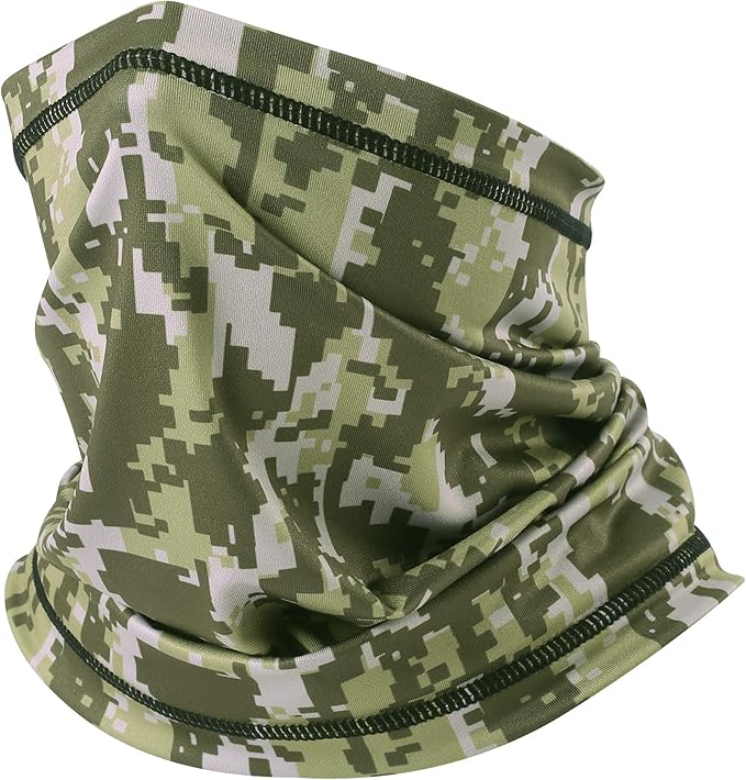 UV Protection Cooling Neck Gaiter Face Mask Scarf for Men - Windproof Neck Cover Bandana Neck Warmer Mask