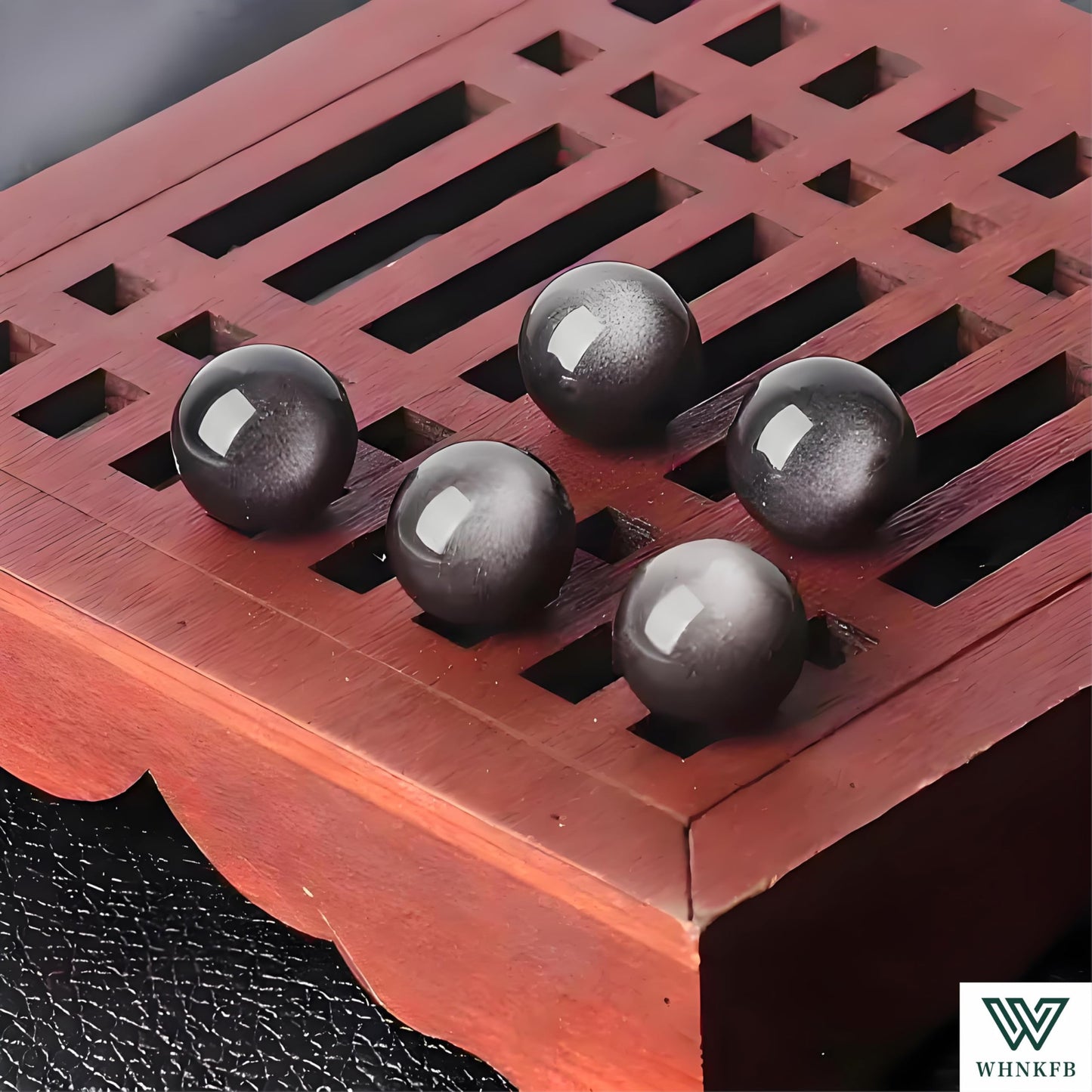 WHNKFB 8mm 50PCS Natural Silver Sheen Obsidian Round Beads, Metallic Luster Loose Gemstone Beads for Jewelry Making Craft - 4mm 6mm 8mm 10mm Options with Free Elastic Cord