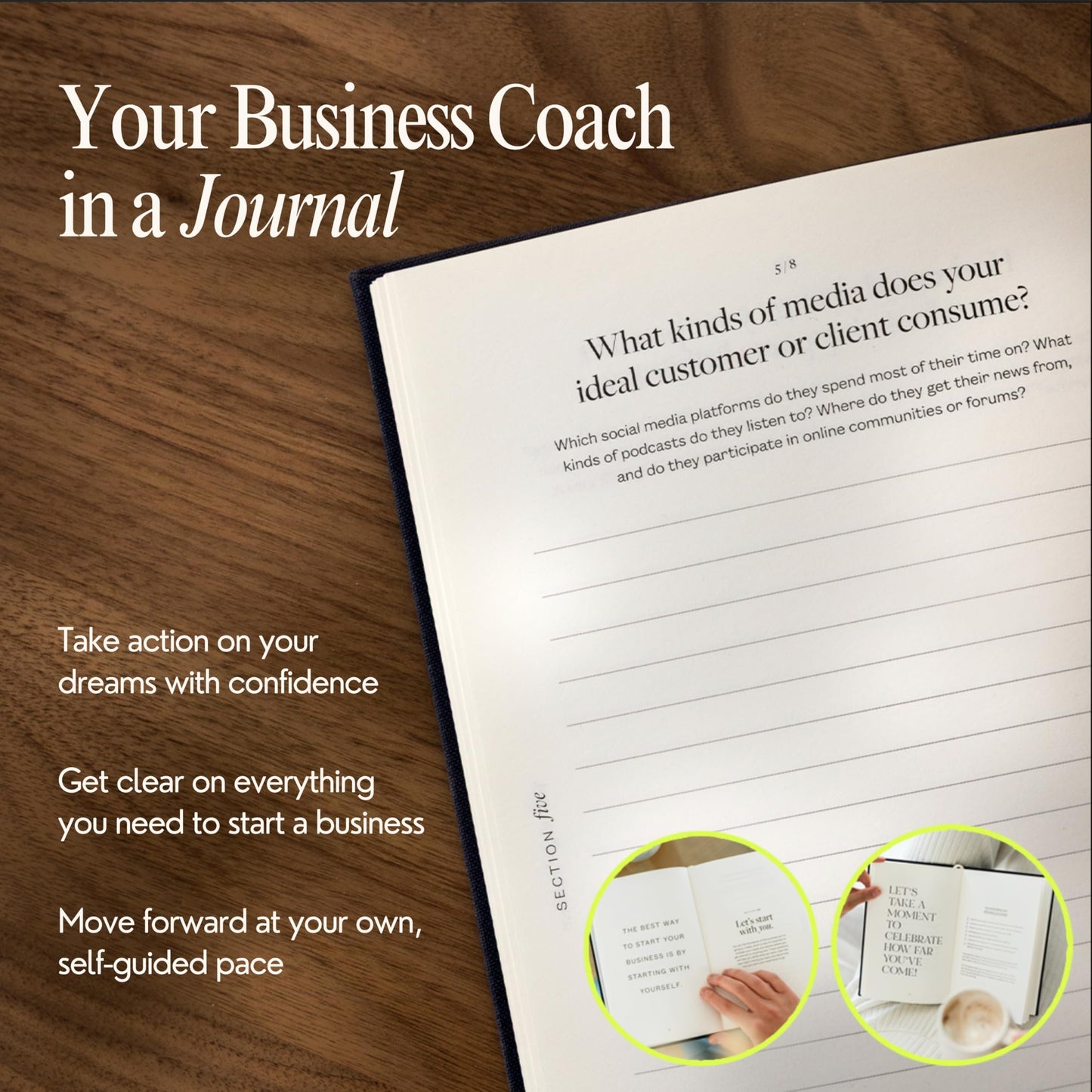 Bedside Business Plan - Start Your Business Today, 2026 Guided Journal, Goal Setting & Planning – Step-by-Step Guide for New Entrepreneurs - Empowering Planner Gifts for Women & Men