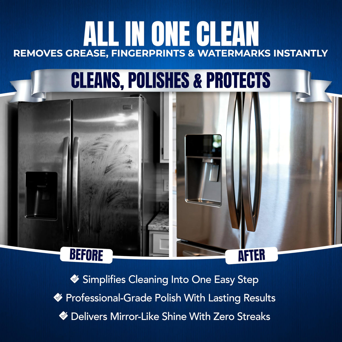 Stainless Steel Cleaner & Polish (32 Ounce)
