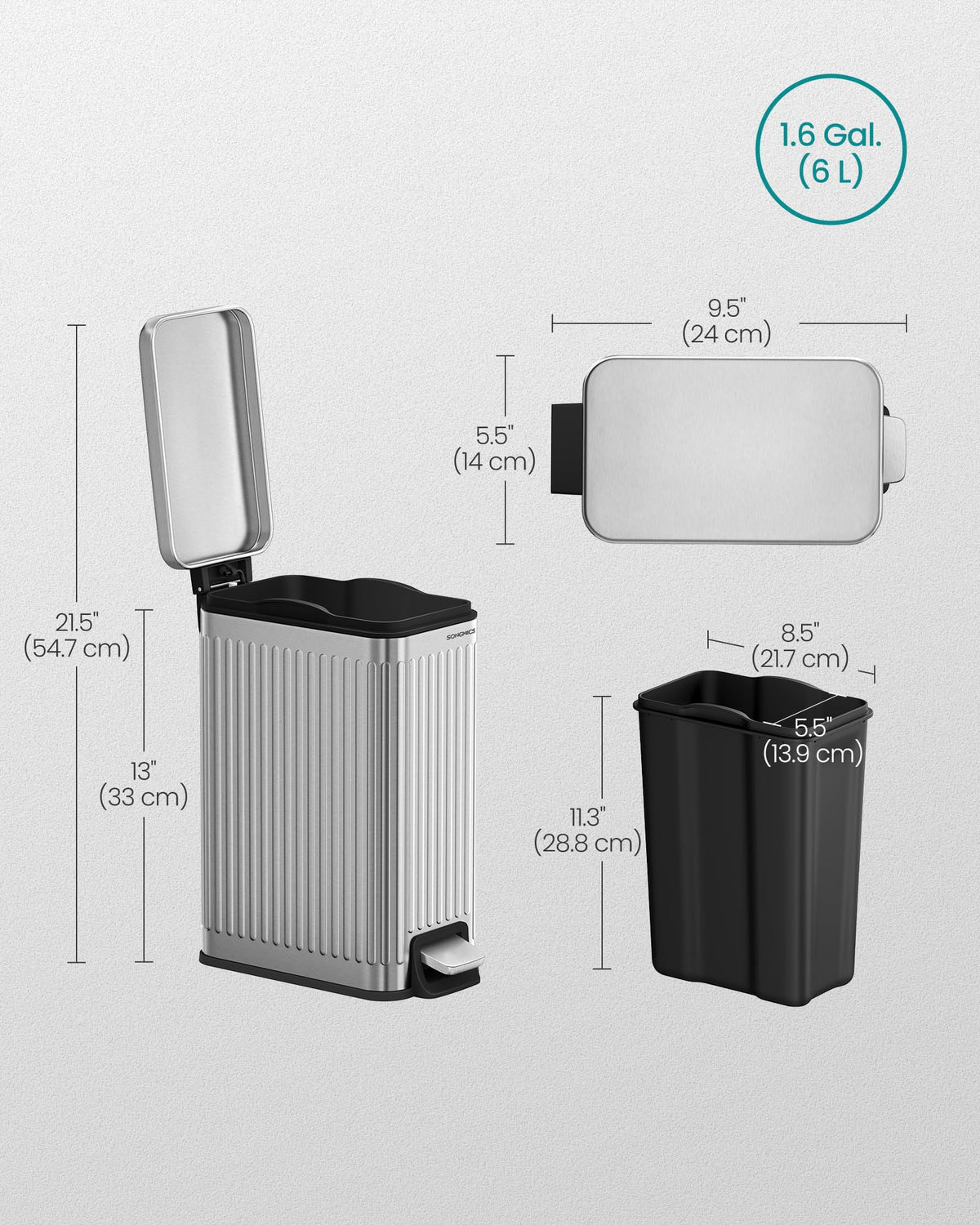 Bathroom Trash Can