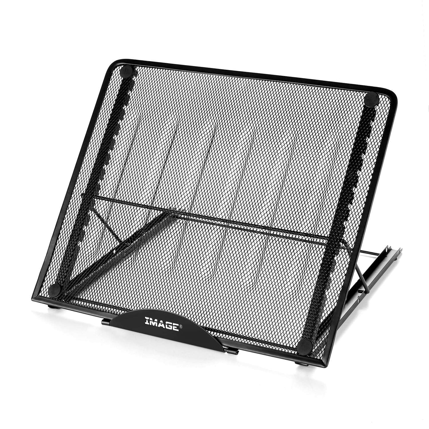 IMAGE Laptop Stand, A3 Large Version Foldable Portable Ventilated Desktop Laptop Stand Holder, Adjustable 12 Angle Points Stand, Compatible with 10" ~ 17" Notebooks, LED Light Box Pad